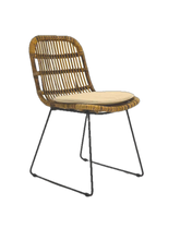 Kussen beige baboo chair